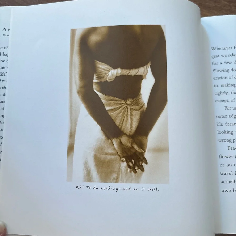 The Art of Doing Nothing Veronique Vienne Hardcover 1st Ed 1998 Meditation